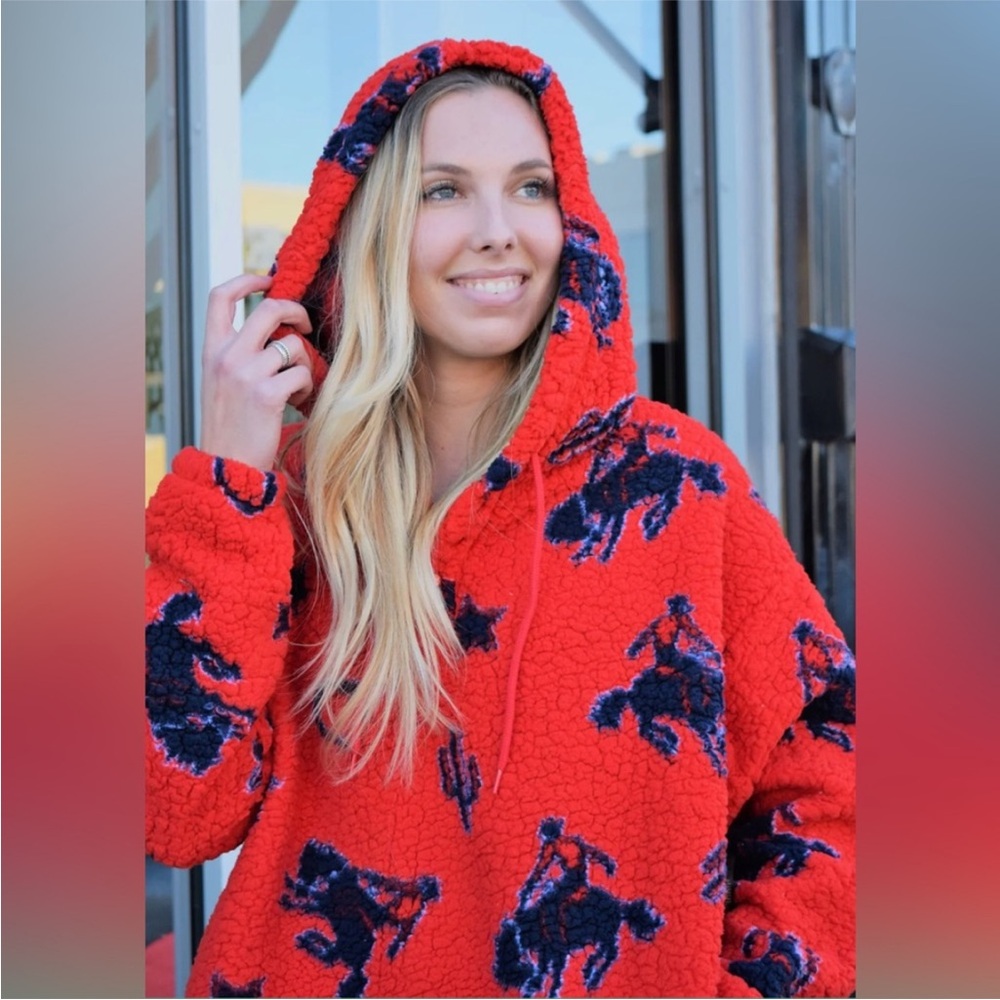 Wrangler Retro "The Red Lipped Bronc
Stomper" Pullover Fleece size 2XL
